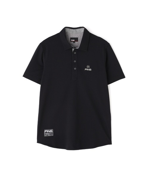 PING（ピン）の「【PING APPAREL】【直営企画】リネンライクツイル半袖