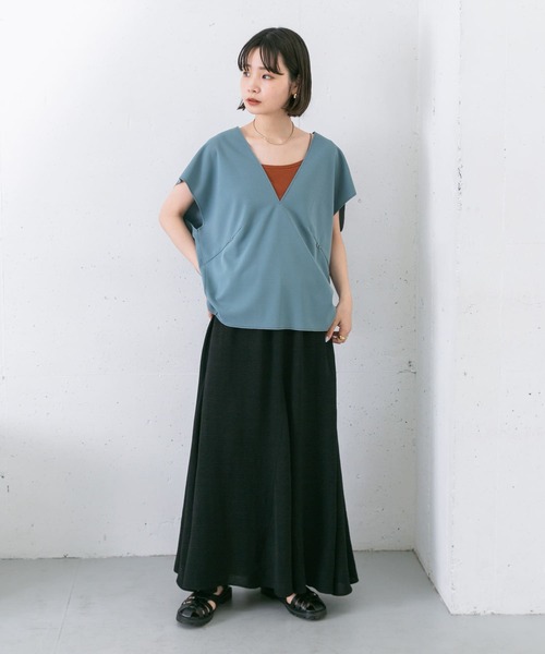 KBF(ケイビーエフ)の「マーメイドフレアスカート(スカート・レディース・ブラック/ブラウン/ミント・ONE)」の7枚目の写真