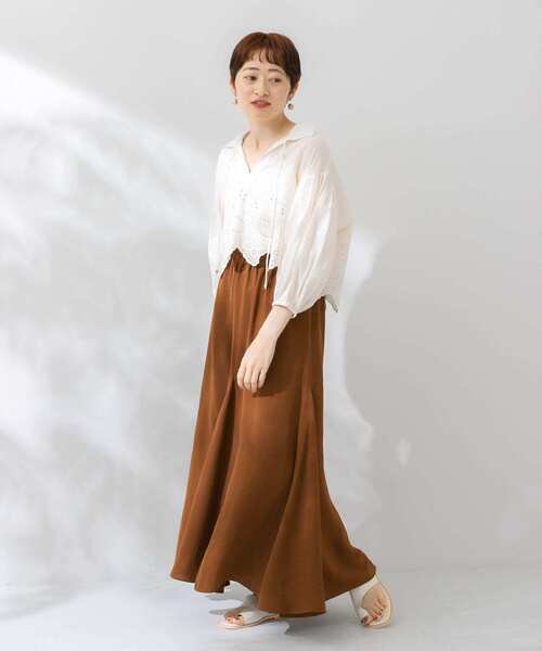 KBF(ケイビーエフ)の「マーメイドフレアスカート(スカート・レディース・ブラック/ブラウン/ミント・ONE)」の11枚目の写真