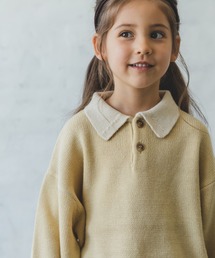 pairmanon | 衿付きボーダーニットプルオーバー(ニット/セーター)