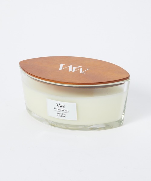 WOODWICK(ウッドウィック)の「WoodWick Heathwick L ウッドウィック ハースウィック Lサイズ キャンドル(キャンドル・レディース・ホワイト/ライトホワイト/ピンク/ナチュラル/チャコール/オレンジ/アイボリー/ラベンダー/イエロー/ライトブルー/ライトピンク/ダークグリーン/タン/ブラウン/ホワイト系その他3/ホワイト系その他2/ホワイト系その他4/ベージュ/ホワイト系その他5/ホワイト系その他6/ピンク系/レッド/ブルー系/ブラウン系1・LARGE/FREE)」の5枚目の写真