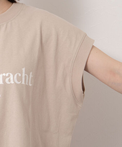 NOLLEY’S(ノーリーズ)の「◇【WEB限定】USA COTTON フレンチTシャツ(Tシャツ/カットソー・レディース・ベージュ/グリーン/オフホワイト/チャコールグレー・FREE)」の10枚目の写真