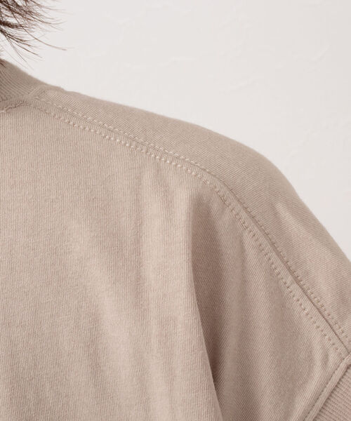 NOLLEY’S(ノーリーズ)の「◇【WEB限定】USA COTTON フレンチTシャツ(Tシャツ/カットソー・レディース・ベージュ/グリーン/オフホワイト/チャコールグレー・FREE)」の7枚目の写真