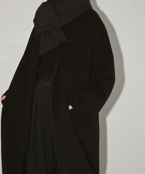 TODAYFUL（トゥデイフル）の「ウールオーバーコート（チェスターコート・レディース・ブラック/モカ/キナリ・36inch/38inch）」の18枚目の写真