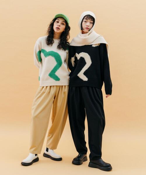 CITEN(シテン)の「<CITEN>ハイウエスト バックゴム バルーンパンツ(その他パンツ・レディース・ブラック/ターコイズブルー/クリーム・S/M)」の4枚目の写真