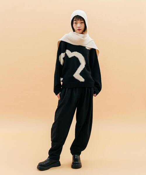 CITEN(シテン)の「<CITEN>ハイウエスト バックゴム バルーンパンツ(その他パンツ・レディース・ブラック/ターコイズブルー/クリーム・S/M)」の5枚目の写真