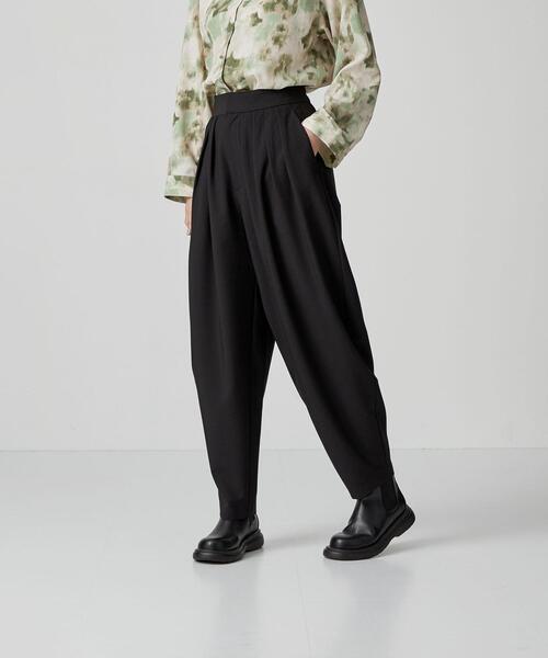 CITEN(シテン)の「<CITEN>ハイウエスト バックゴム バルーンパンツ(その他パンツ・レディース・ブラック/ターコイズブルー/クリーム・S/M)」の6枚目の写真