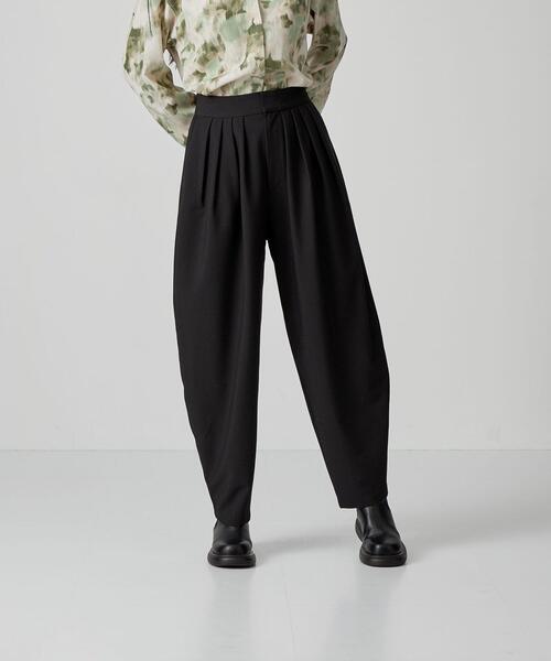 CITEN(シテン)の「<CITEN>ハイウエスト バックゴム バルーンパンツ(その他パンツ・レディース・ブラック/ターコイズブルー/クリーム・S/M)」の8枚目の写真