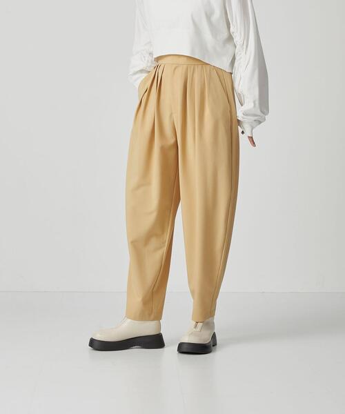 CITEN(シテン)の「<CITEN>ハイウエスト バックゴム バルーンパンツ(その他パンツ・レディース・ブラック/ターコイズブルー/クリーム・S/M)」の10枚目の写真