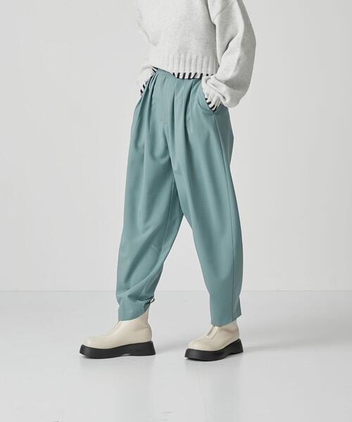 CITEN(シテン)の「<CITEN>ハイウエスト バックゴム バルーンパンツ(その他パンツ・レディース・ブラック/ターコイズブルー/クリーム・S/M)」の16枚目の写真