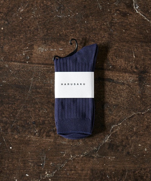 HARUSAKU CC(ハルサクシーシー)の「HARUSAKU CC : RIB Color socks/メンズ リブ カラーソックス 1足(ソックス/靴下・メンズ・オフホワイト/ブラック/ライトグレー/チャコールグレー/ブルー/ダークベージュ/オートミール/スモークグレー/グリーン/ブラウン/モスグリーン/ダークブラウン/コーラルピンク/ネイビー/モカ/イエロー/ライトグリーン/ホワイト系/カーキ/オレンジ/トップグレー/アイボリー/アッシュグレー/キャメル/ナチュラル・S/M/L)」の20枚目の写真