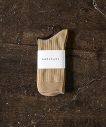 HARUSAKU CC（ハルサクシーシー）の「HARUSAKU CC : RIB Color socks/メンズ リブ カラーソックス 1足（ソックス/靴下）」