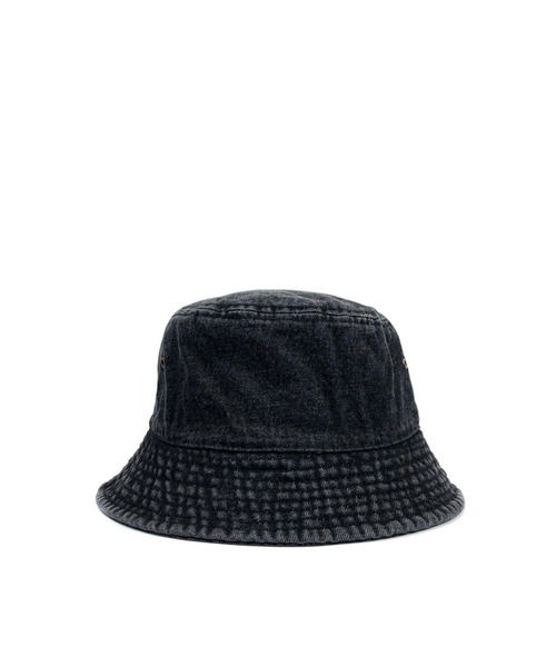 MFC STORE（エムエフシーストア）の「MFC STORE WHITE TAG DENIM BUCKET HAT（ハット・メンズ・ライトブルー/ダークブルー/ブルー系/ブラック・L/M）」の5枚目の写真