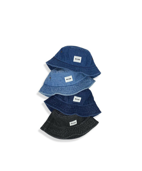 MFC STORE（エムエフシーストア）の「MFC STORE WHITE TAG DENIM BUCKET HAT（ハット・メンズ・ライトブルー/ダークブルー/ブルー系/ブラック・L/M）」の13枚目の写真