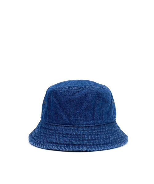 MFC STORE（エムエフシーストア）の「MFC STORE WHITE TAG DENIM BUCKET HAT（ハット・メンズ・ライトブルー/ダークブルー/ブルー系/ブラック・L/M）」の9枚目の写真