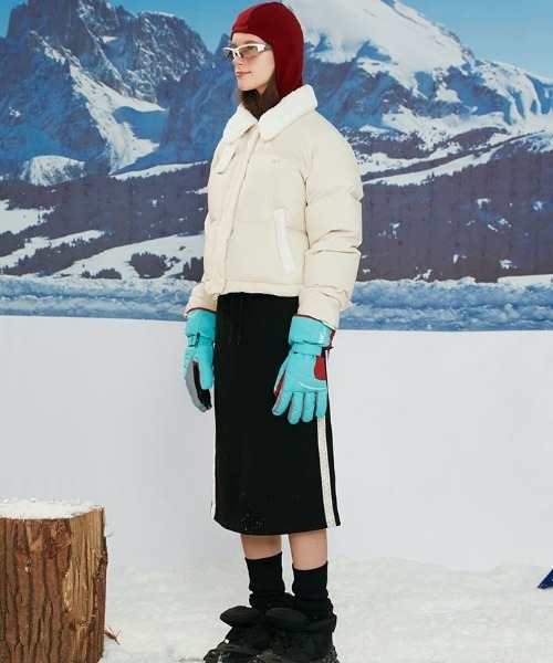 KIRSH（キルシー）の「KIRSH CHERRY FUR DOWN SHORT JACKET ファーダウンショート ジャケット（ダウンジャケット/コート・レディース・ライトグリーン/ベージュ/ブラック・ONE SIZE）」の20枚目の写真