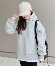 【大人フーディー】サイドジップダンボールニットフーディー