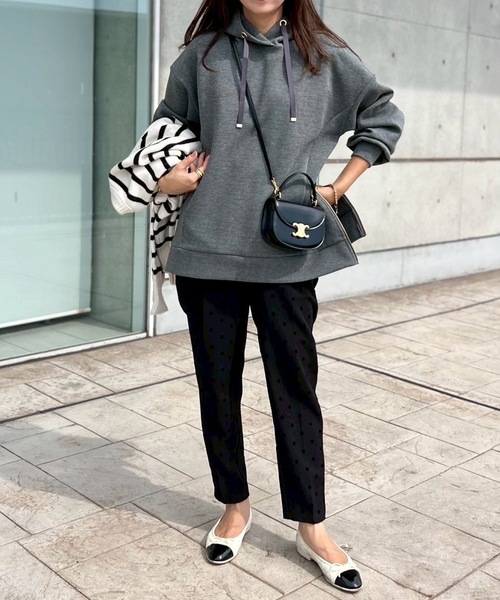 セール】【フードの立ち上がり◎】サイドジップダンボールニット