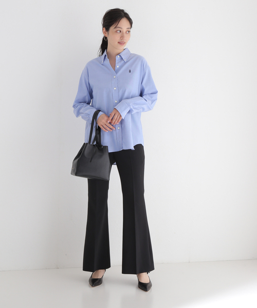 Noble（ノーブル）の「THOMAS MASONオックスフォードシャツ（シャツ/ブラウス・レディース・サックスブルー/ホワイト・FREE）」の14枚目の写真