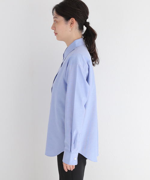 Noble（ノーブル）の「THOMAS MASONオックスフォードシャツ（シャツ/ブラウス・レディース・サックスブルー/ホワイト・FREE）」の18枚目の写真