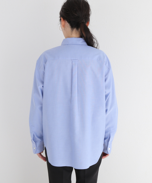 Noble（ノーブル）の「THOMAS MASONオックスフォードシャツ（シャツ/ブラウス・レディース・サックスブルー/ホワイト・FREE）」の19枚目の写真