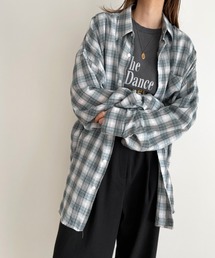 CANAL JEAN | El mar(エルマール) レーヨン混チェックシャツ(シャツ/ブラウス)