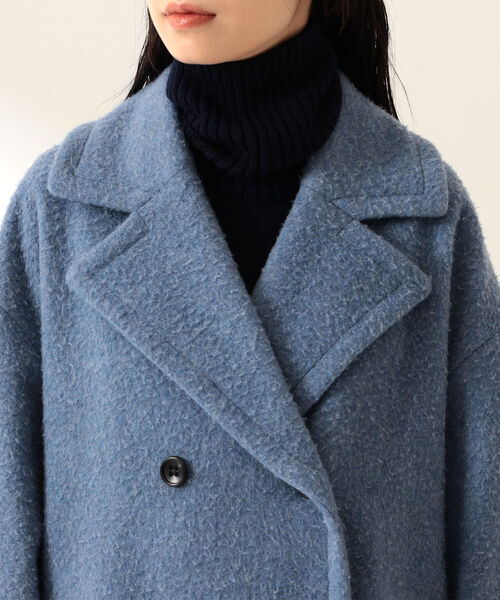 Demi-Luxe BEAMS（デミルクス ビームス）の「Demi-Luxe BEAMS / ナッピングウール ダブルブレストコート（その他アウター・レディース・ブラウン/ブルー・38/36）」の21枚目の写真