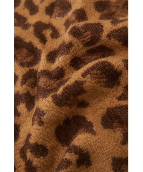 AZUL by moussy（アズールバイマウジー）の「BIG LEOPARD STOLE/ビッグレオパードストール（ストール/ショール・レディース・ブラウン系その他/グレー系その他・FREE）」の16枚目の写真