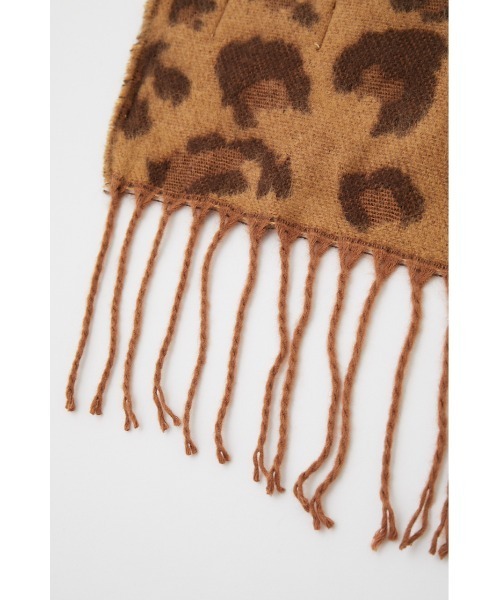 AZUL by moussy（アズールバイマウジー）の「BIG LEOPARD STOLE/ビッグレオパードストール（ストール/ショール・レディース・ブラウン系その他/グレー系その他・FREE）」の17枚目の写真