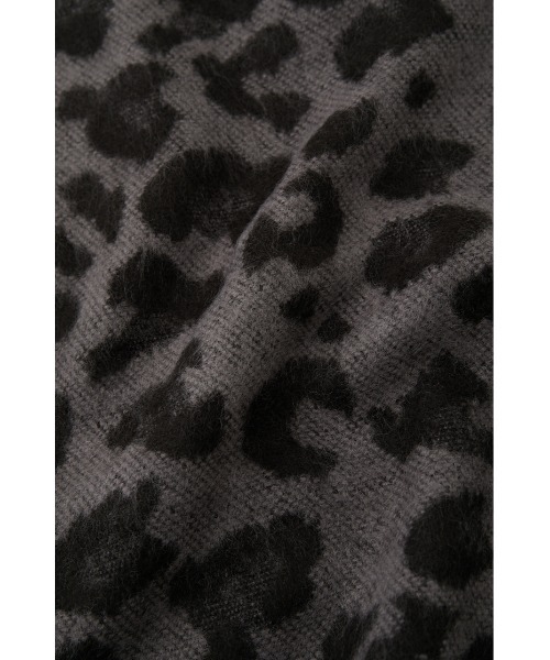 AZUL by moussy（アズールバイマウジー）の「BIG LEOPARD STOLE/ビッグレオパードストール（ストール/ショール・レディース・ブラウン系その他/グレー系その他・FREE）」の8枚目の写真