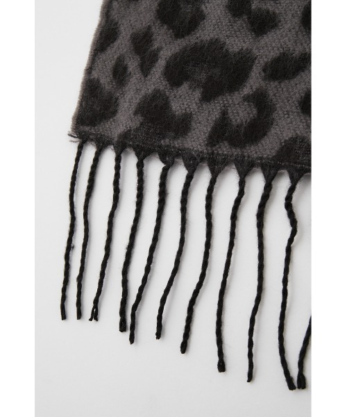 AZUL by moussy（アズールバイマウジー）の「BIG LEOPARD STOLE/ビッグレオパードストール（ストール/ショール・レディース・ブラウン系その他/グレー系その他・FREE）」の9枚目の写真