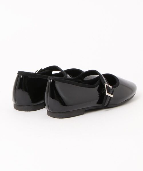 Bridget Birkin（ブリジットバーキン）の「【Bridget Birkin】ストラップカジュアルフラットシューズ(521528)（バレエシューズ・レディース・ブラック/ベージュ・LL/S/M/L）」の4枚目の写真