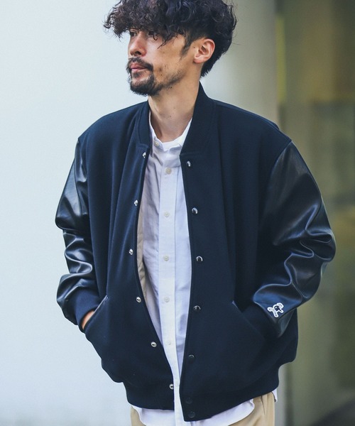 BUTWIN（バトウィン）の「『別注』BUTWIN×Sonny Label　スタジャン（スタジャン・メンズ・ブラック系その他/グレー系その他/グリーン系その他/ブルー系その他・MEDIUM/LARGE）」の16枚目の写真