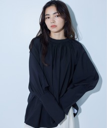 ECRIRE | 【haushinkaコラボ】ロングカフスギャザーブラウス(シャツ/ブラウス)