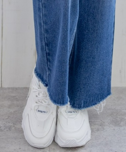 clear（クリア）の「ダッドスニーカー（スニーカー・レディース・オフホワイト/アイボリー・L/M）」の2枚目の写真