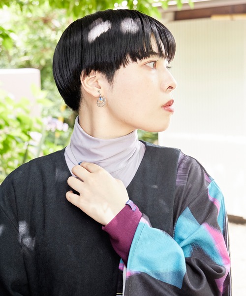 カヤ（カヤ）の「【カヤ】海雫イヤリング（イヤリング・レディース・ホワイト×ブルー/ブラック×レッド/ブラック×ブルー・FREE）」の5枚目の写真