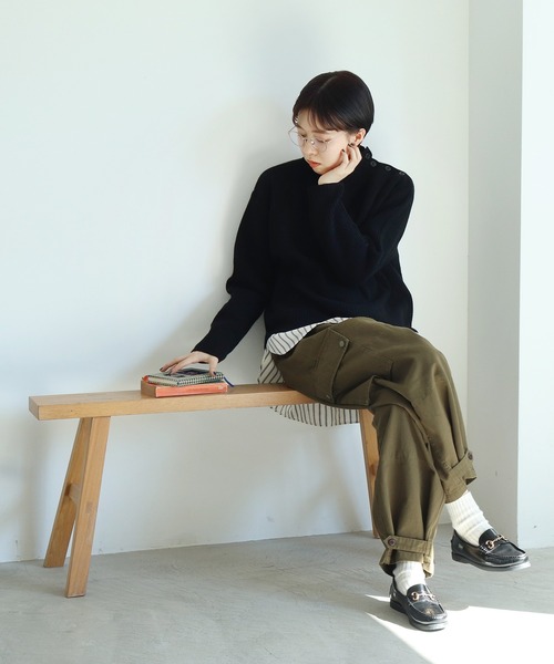 PAR ICI（パーリッシィ）の「ウエポン カーゴパンツ（カーゴパンツ・レディース・カーキ/ベージュ・FREE）」の19枚目の写真