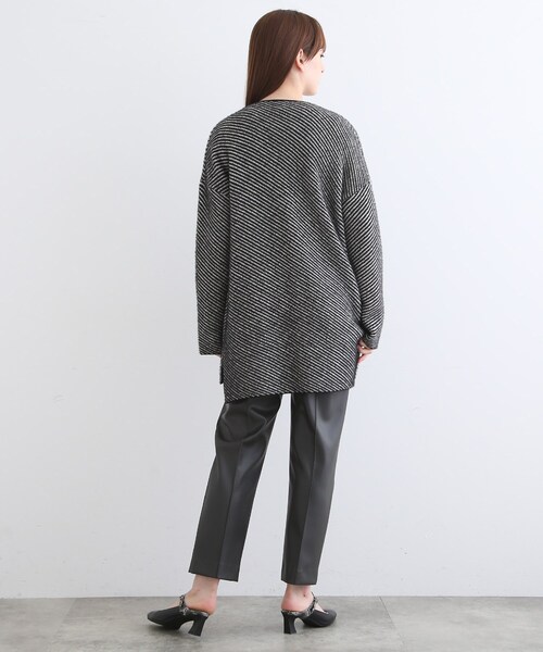 INDIVI(インディヴィ)の「◆【ライトアウター】シャギージャカードカーディガン(カーディガン/ボレロ・レディース・ブラック系1/ベージュ系1・05/13/15 /19/34/38)」の18枚目の写真