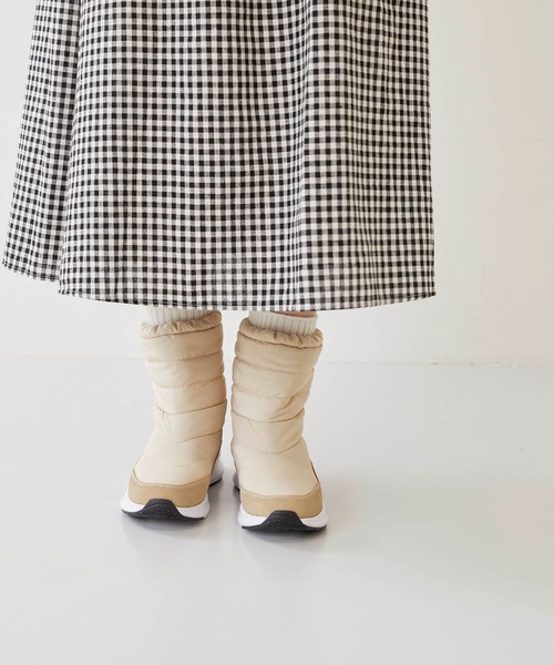 welleg（ウェレッグ）の「防寒 撥水加工 スノーブーツ（ブーツ・レディース・アイボリー/ブラック/ブラック系その他・40/38/39/41/36/37）」の17枚目の写真