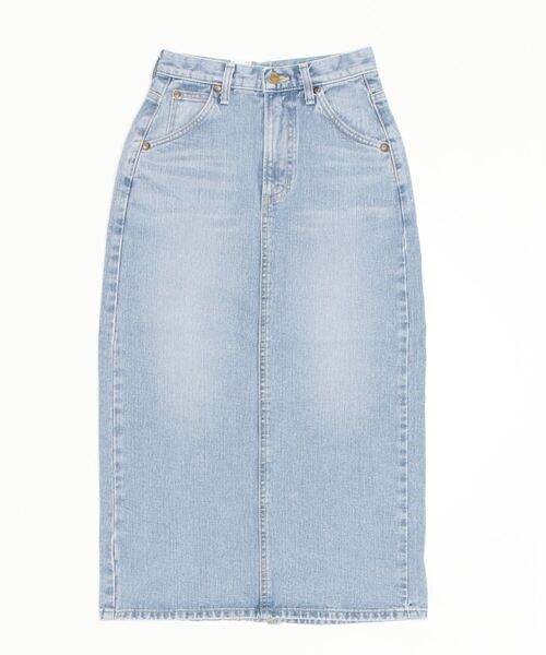 Lee（リー）の「Lee/リー　デニムバックスリットスカート（スカート・レディース・ブラック系/ライトインディゴブルー/インディゴブルー・SMALL/X-SMALL/MEDIUM）」の22枚目の写真