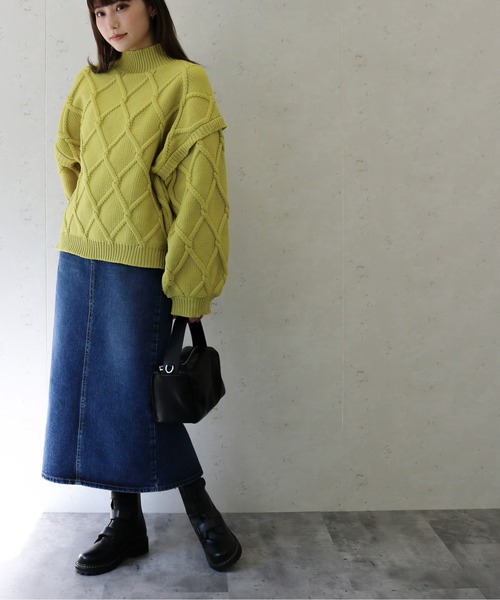 Lee（リー）の「Lee/リー　デニムバックスリットスカート（スカート・レディース・ブラック系/ライトインディゴブルー/インディゴブルー・SMALL/X-SMALL/MEDIUM）」の19枚目の写真