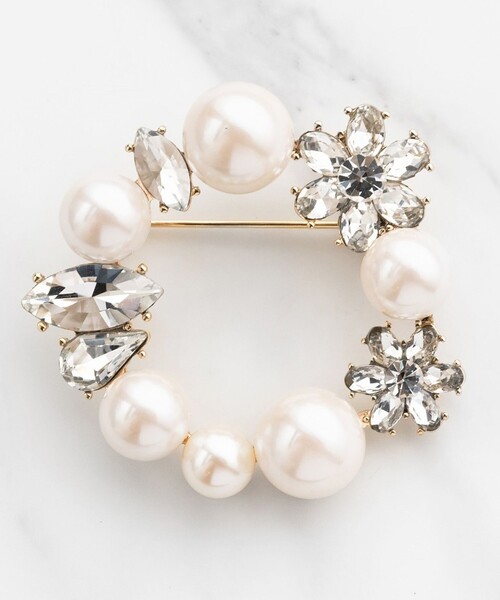 TOCCA（トッカ）の「BOUQUET BROOCH NECKLACE 2WAY ブローチネックレス（ブローチ/コサージュ・レディース・シルバー系/ゴールド系・F）」の8枚目の写真