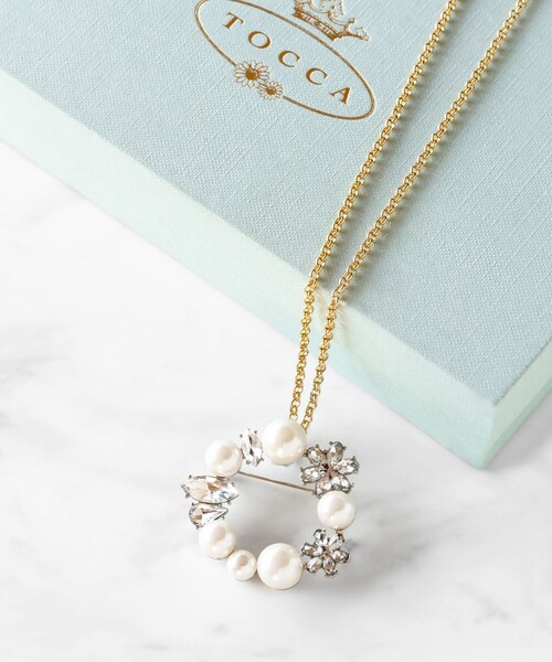 TOCCA（トッカ）の「BOUQUET BROOCH NECKLACE 2WAY ブローチネックレス（ブローチ/コサージュ・レディース・シルバー系/ゴールド系・F）」の12枚目の写真