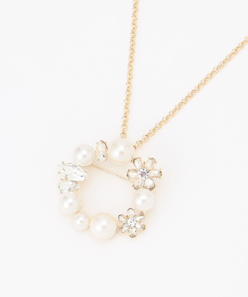 TOCCA（トッカ）の「BOUQUET BROOCH NECKLACE 2WAY ブローチネックレス（ブローチ/コサージュ・レディース・シルバー系/ゴールド系・F）」の15枚目の写真