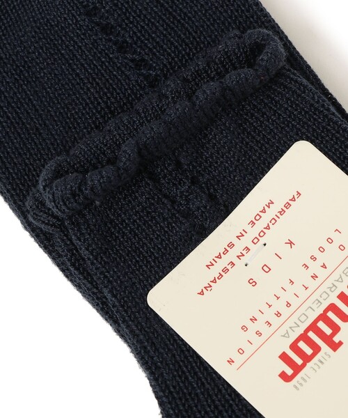 SHIPS(シップス)の「condor:サイド オープンワーク パール ショート ソックス(ソックス/靴下・キッズ・ネイビー/オフホワイト・100/110)」の3枚目の写真