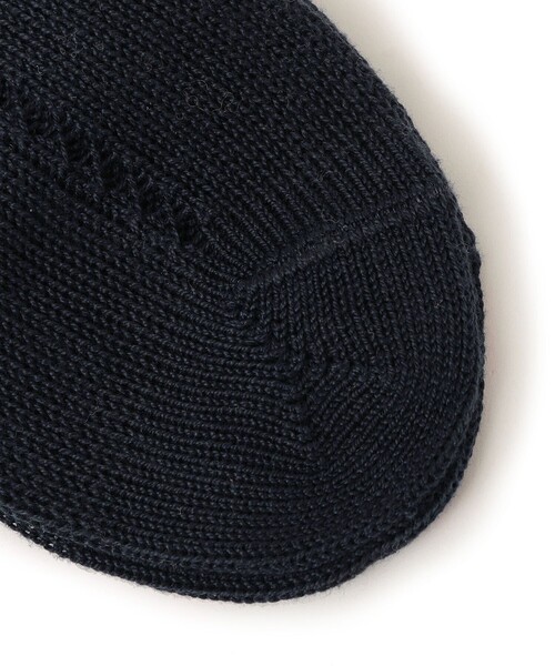 SHIPS(シップス)の「condor:サイド オープンワーク パール ショート ソックス(ソックス/靴下・キッズ・ネイビー/オフホワイト・100/110)」の4枚目の写真