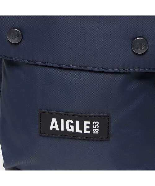 AIGLE（エーグル）の「ネイバーフッドネックポーチ（ショルダーバッグ・レディース・ブラウン/ネイビー・FREE）」の14枚目の写真
