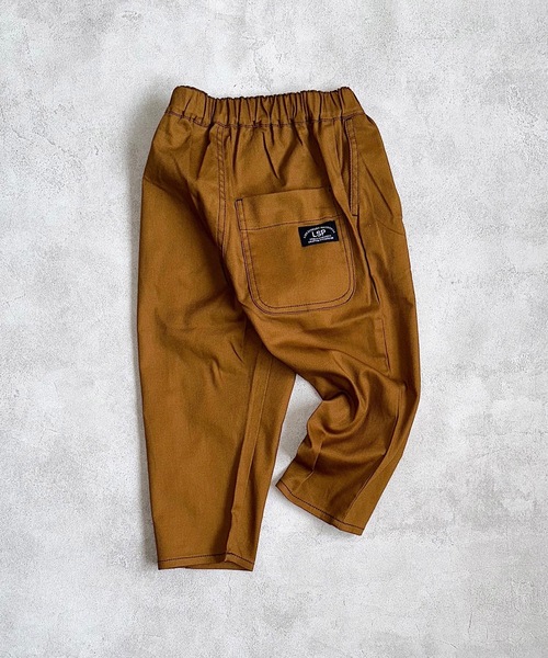 Life Support Products（ライフサポートプロダクツ）の「ストレッチタックパンツ（80～150cm）（その他パンツ・キッズ・チャコール/ネイビー/ブラウン/カーキ・80/90/95/100/110/120/130/140/150）」の3枚目の写真