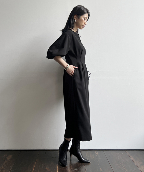 VERMEIL par iena CARREMAN ウエストシェイプワンピース VERMEIL par iena（ヴェルメイユパーイエナ）の「CARREMAN