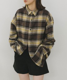 WHIMSIC | 【UNISEX】フランネルチェックレギュラーカラーシャツ 2(シャツ/ブラウス)
